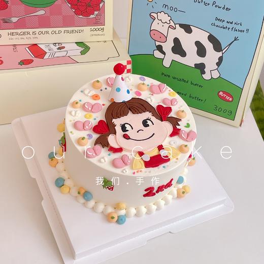 小女孩手绘蛋糕-低糖处理无添加 商品图0