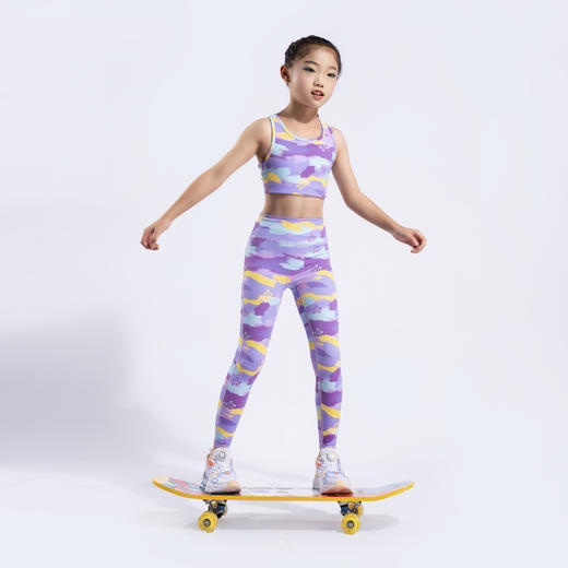 跃牌【欲动春风】儿童系列 背心长裤套装23101+23303 商品图1