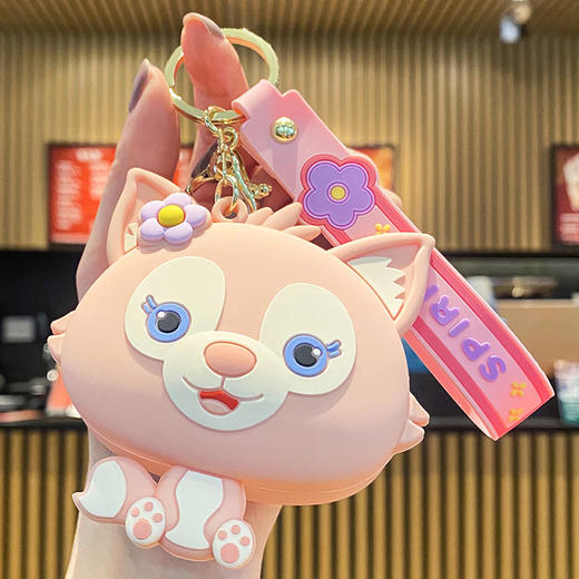 <有书独家>卡通硅胶琳娜贝儿零钱包钥匙扣挂件可爱书包挂饰钥匙链 商品图6