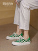 西村名物2022春季新款复古格子黑白棋盘板鞋ins日系运动鞋潮T22AM17591 商品缩略图0