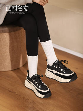 西村名物2022春季新款老爹鞋18621（不加绒）