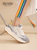 西村名物2022年春季款女时尚运动休闲鞋系带松糕厚底老爹鞋T22AM10481 商品缩略图0