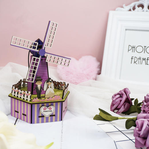 同趣     59058     幸福风车八音盒 商品图3