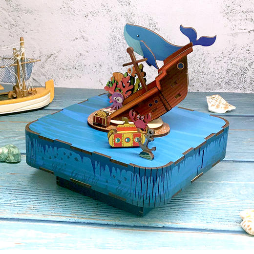 同趣     59089    海底探秘八音盒 商品图2