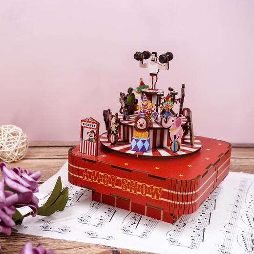 同趣手工    51038    马戏团八音盒 商品图2