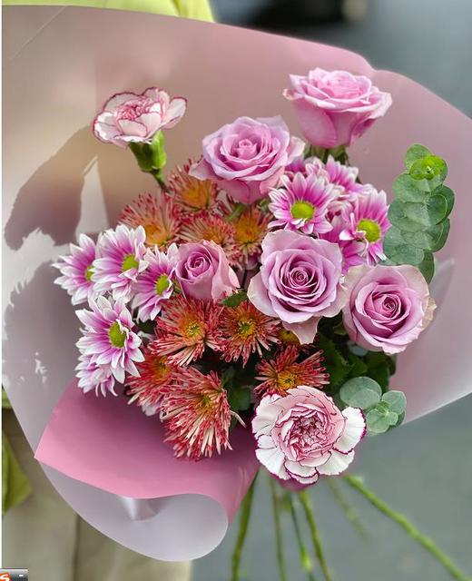 【周四秒杀】紫色系混搭瓶插花59.8元 商品图0