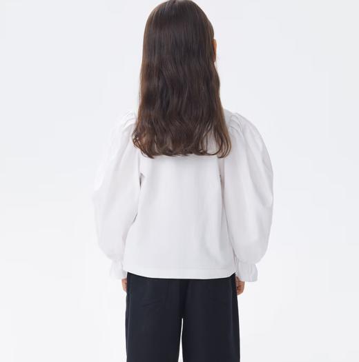 JNBY  童装圆领T恤女童儿童2022秋装新款 1M7111000 商品图4