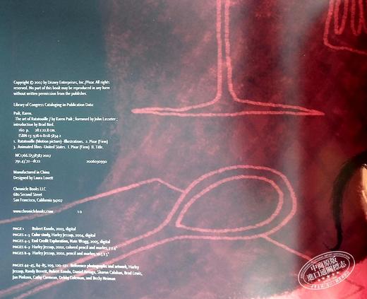 【中商原版】迪士尼动画料理鼠王 设定集 英文原版 Art of Ratatouille Karen Paik 商品图4