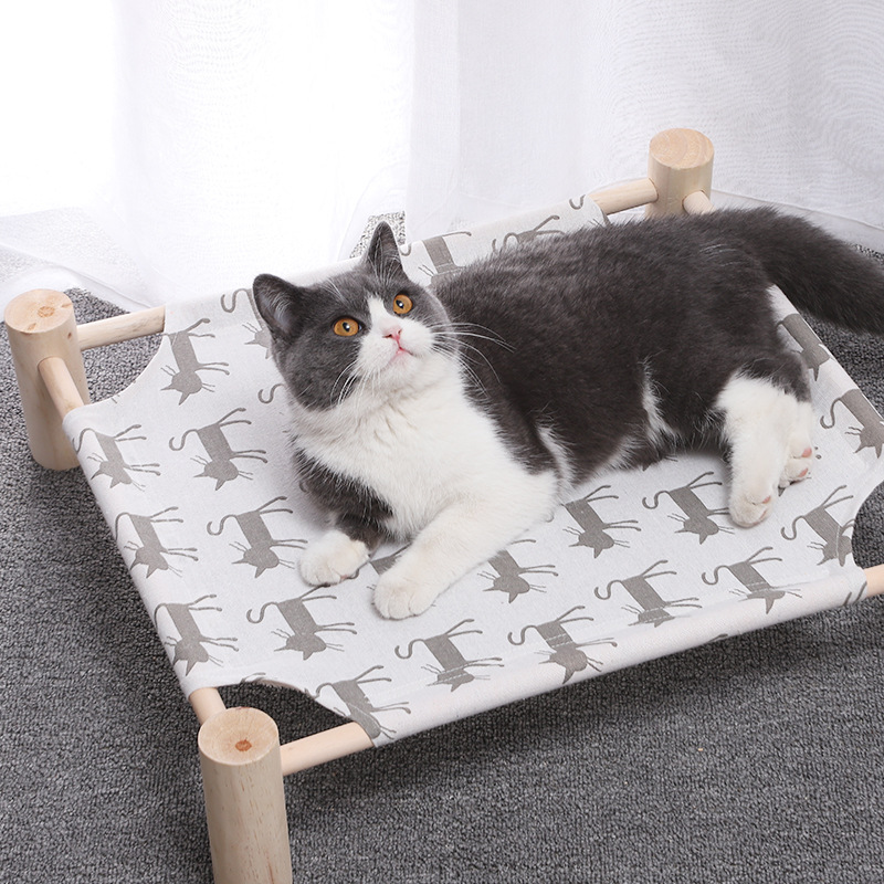 实木行军床宠物夏季窝22