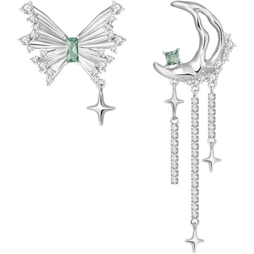 ZEGL设计师晶蝶愈心系列蝴蝶星月耳环女高级感流苏耳钉银针耳饰品 商品图3