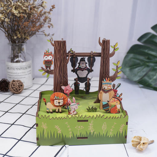 T 同趣     59034      丛林运动会八音盒 商品图4