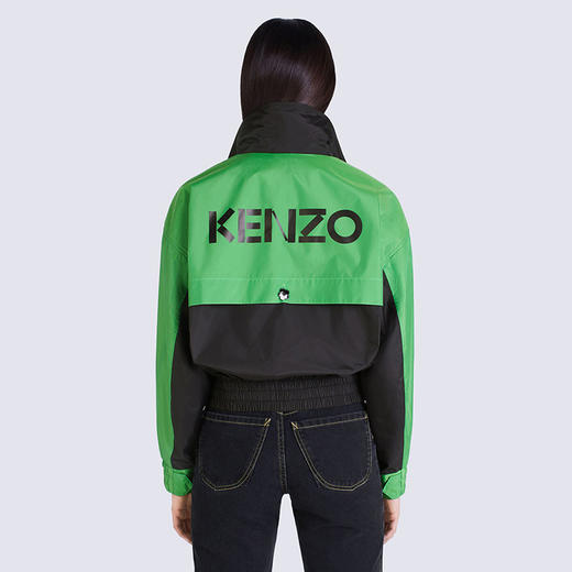 KENZO 高田贤三 女士字母徽标印花两色风衣外套 混色 FC62 BL152 9NA 57 商品图2