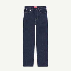 KENZO 高田贤三 男士棉质宽松版型休闲牛仔裤 蓝色 FC65 DP404 9EB 78