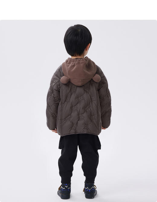 JNBY   22年秋款  系扣纯色休闲羽绒服  1M8C12150 商品图7