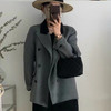 【已下架】100%羊毛 双排扣西装领短款双面羊毛大衣.潮快闪[福利品] 商品缩略图0