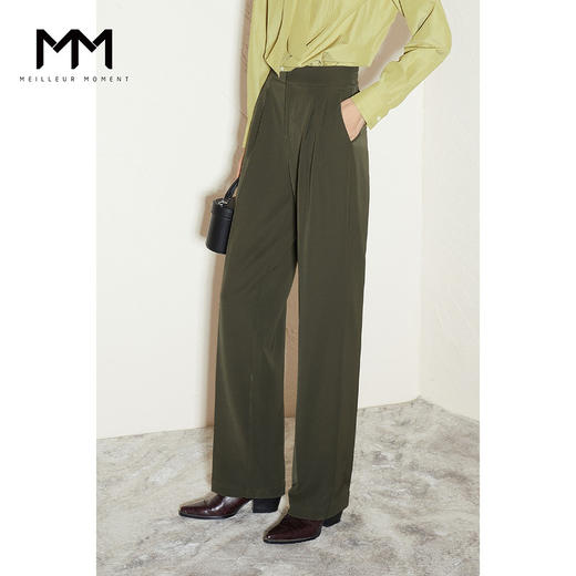 【商场同款】麦檬冬半牛筋腰直筒裤5CA152911 商品图1