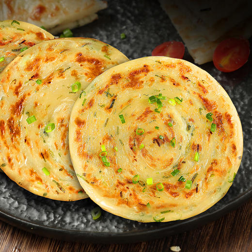 老上海葱油饼10片900克正宗葱油饼葱香味手抓饼2袋包邮 商品图1
