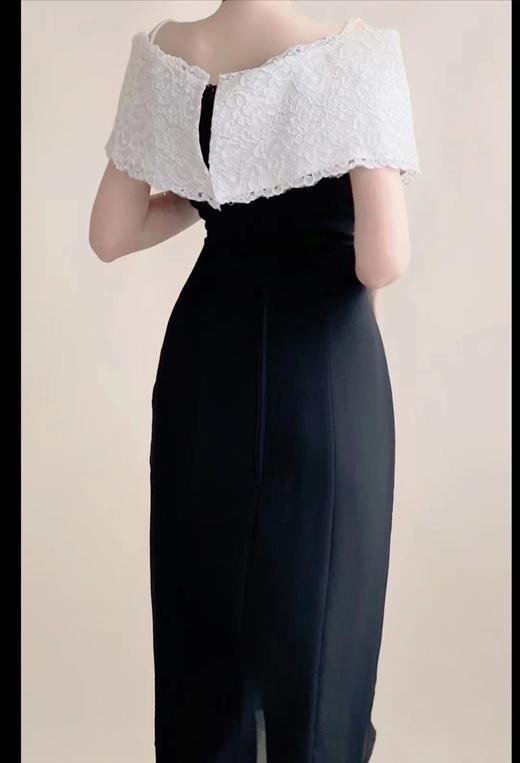 【投稿】喵娘精工@M50《昼影》赫本风黑白礼裙 商品图2