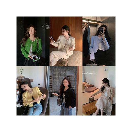 （清仓现货）【社群供V】羊毛混纺小香风外套短款炸街气质名媛 商品图4