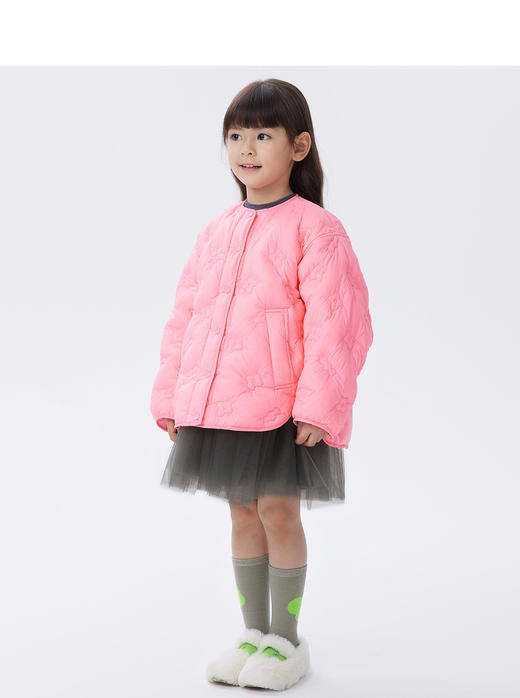 JNBY   22年秋款  系扣纯色休闲羽绒服  1M8C12150 商品图3