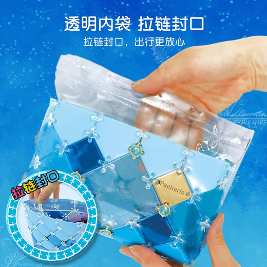 【冰雪配色】日本Pacherie儿童益智玩具爱莎公主女孩生日礼物手工包包 商品图4