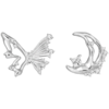 ZEGL设计师晶蝶愈心系列蝴蝶月亮耳环女轻奢高级感耳钉银针耳饰品 商品缩略图5