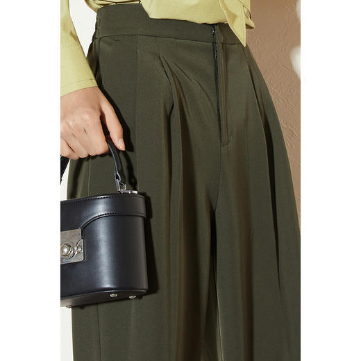 【商场同款】麦檬冬半牛筋腰直筒裤5CA152911 商品图3