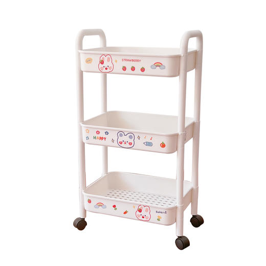 腾亿小推车置物架 收纳零食小推车*多层可选 商品图4