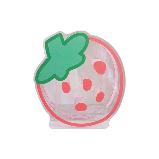 【数码办公】创意卡通学生桌面笔筒软萌熊兔多功能办公室文具亚克力透明收纳筒 商品图4