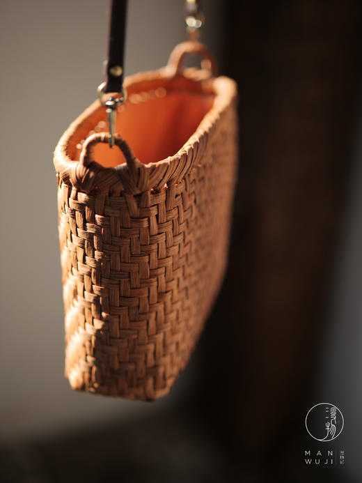 平纹单肩葡萄藤编包 商品图4