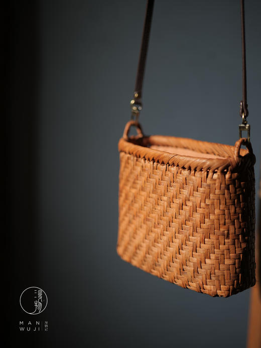 平纹单肩葡萄藤编包 商品图2