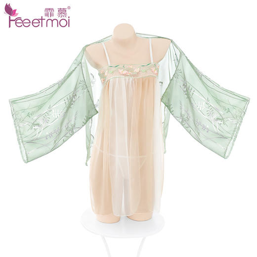 霏慕情趣内衣高端古典汉服诱惑睡衣纯欲免脱制服套装午夜魅力 商品图5