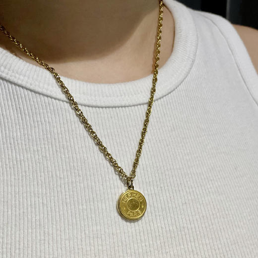 北京仓｜Gigi Paris-Hermes-中古纽扣 项链［法国设计师］ 商品图3