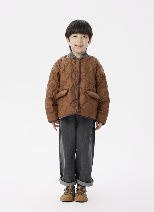 JNBY  22年秋款  宽松夹克式短款羽绒服 1M9C12030 商品图10