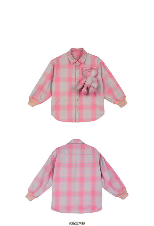 JNBY   22年秋款   格纹宽松长袖衬衫 1M9210050 商品图8