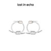 lost in echo 设计感轻奢小众捆绳结螺旋珍珠耳环925银针 商品缩略图1