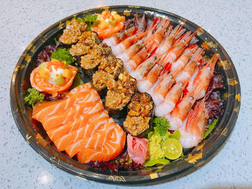 满满的爱【甜虾、鹅肝军舰、三文鱼 高级的味道 太好吃了】 商品图0