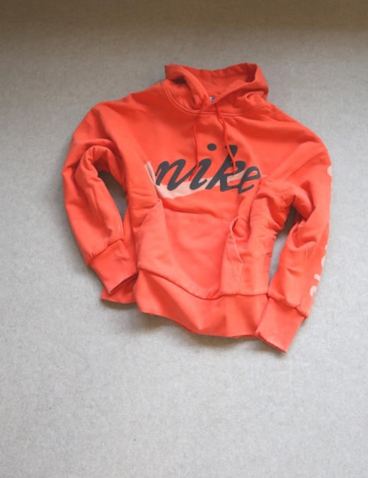 简单粗暴的 玩儿呗 哈！情侣段 勾的 联名合作款 做旧橘 连帽款 卫衣 商品图0