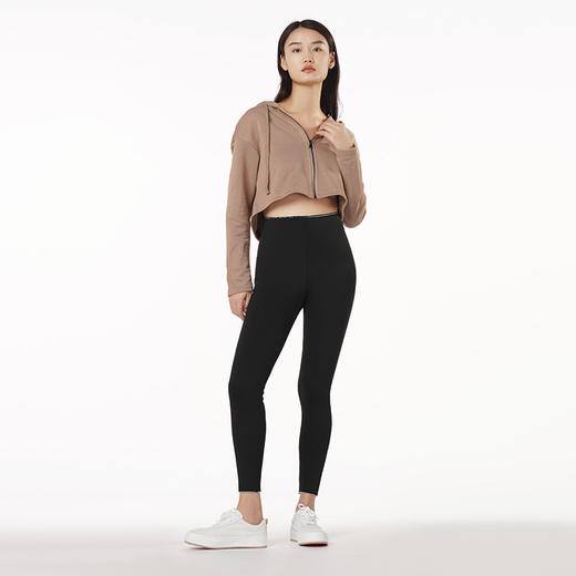 都市丽人时尚系列强暖负15至负5度九分裤锦纶厚百搭裤打底裤LL242A 商品图3