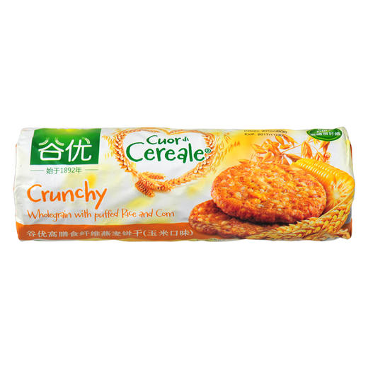 西班牙进口 谷优（Gullon） 高纤维燕麦 饼干（玉米口味） 进口零食 下午茶 265g 商品图2