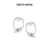 lost in echo 设计感轻奢小众捆绳结螺旋珍珠耳环925银针 商品缩略图2