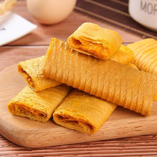 Totaste土斯 咸蛋黄味流心蛋卷 蛋酥卷夹心饼干鸡蛋卷营养早餐办公室休闲零食 178g 商品图0