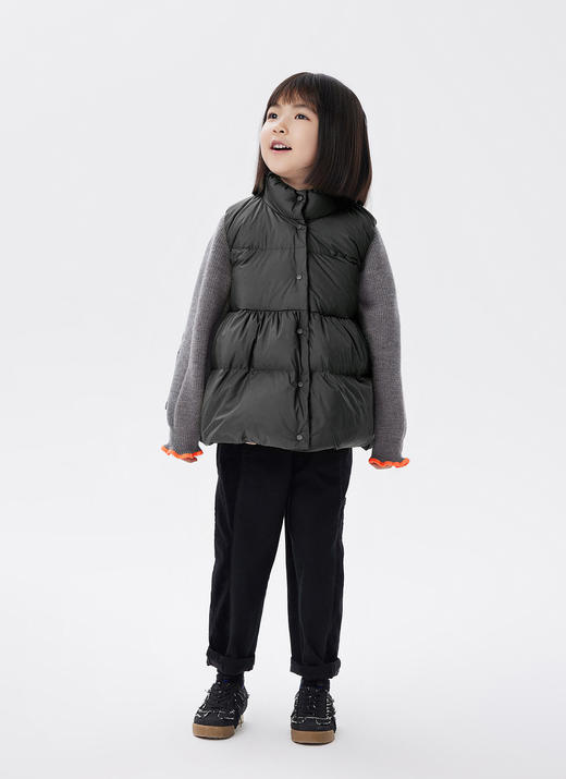 JNBY  22年秋款 宽松保暖羽绒马甲  1M9C11930 商品图10