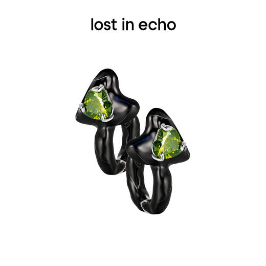 [捡漏价]lost in echo 小众设计感色彩爱心珐琅耳环 商品图1