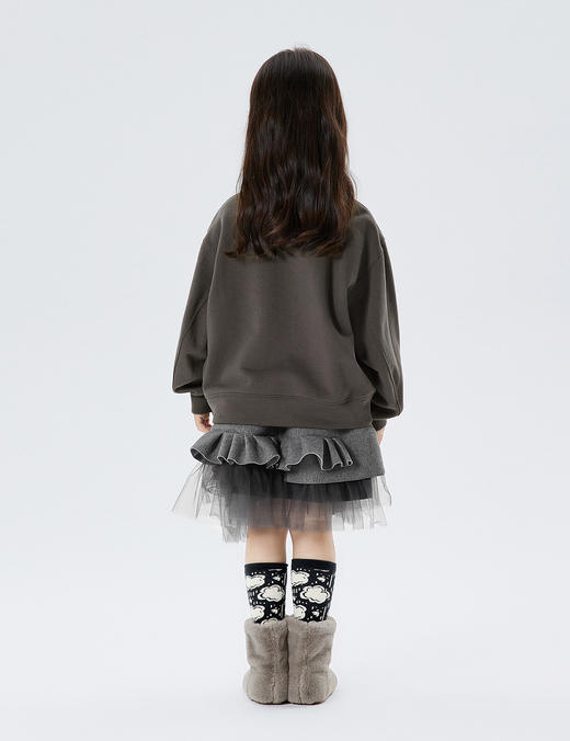 JNBY  22年秋款  宽松A型短款腰裙   1M9D12240 商品图4