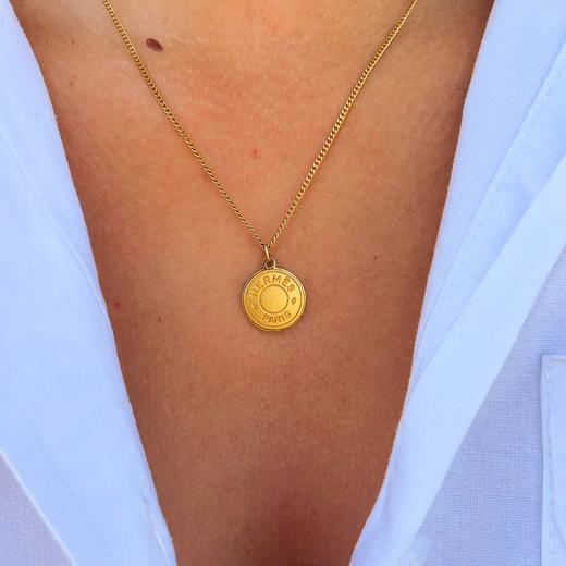 北京仓｜Gigi Paris-Hermes-中古纽扣 项链［法国设计师］ 商品图2