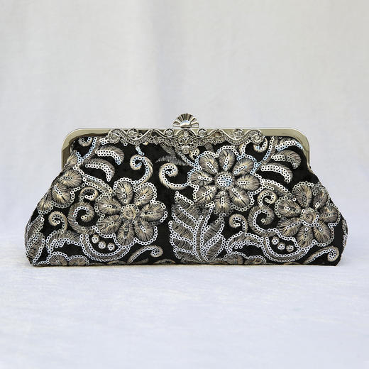 SHJM-1113亮片晚妆包跨境宴会包链条包礼服包派对水钻手拿包1113 商品图4