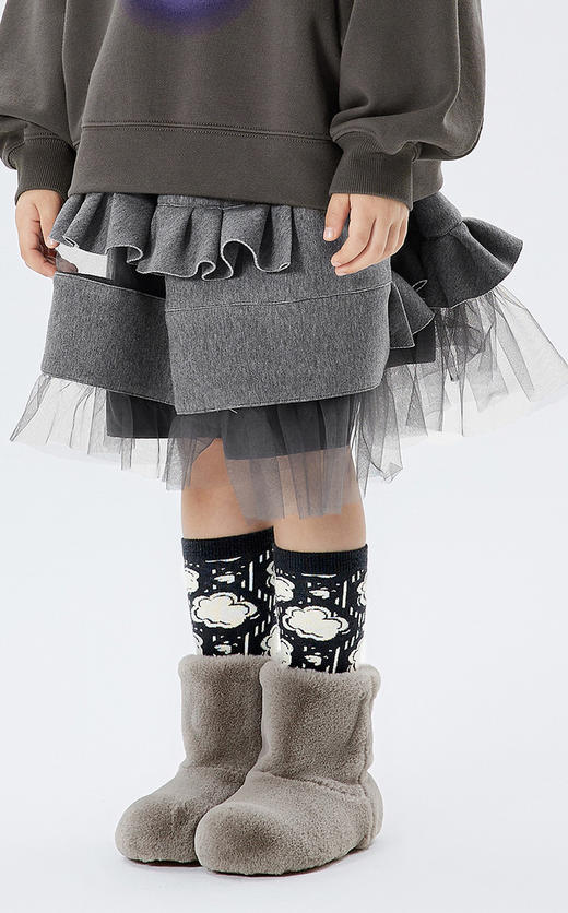 JNBY  22年秋款  宽松A型短款腰裙   1M9D12240 商品图3