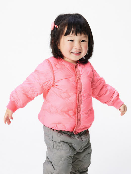 JNBY  22年秋款  柔软印花短款羽绒服  YM7211101 商品图2