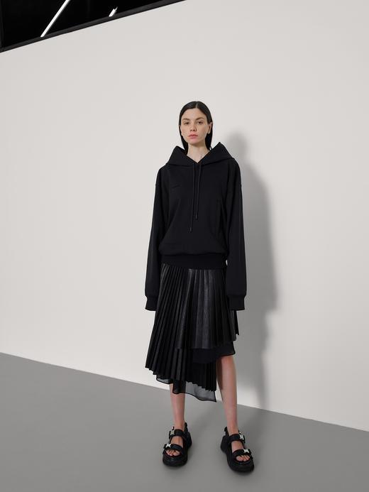 错层口袋套头卫衣 商品图0